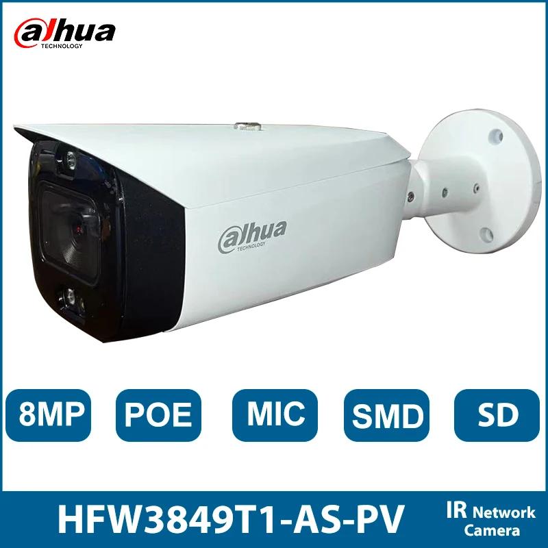 Dahua Poe Ʈ  Ʈ   WizSense IR 30M  ȣ Ҹ Ʈũ ī޶ IPC-HFW3849T1-AS-PV, 8MP